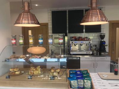 Cake display at The Stables Cafe 